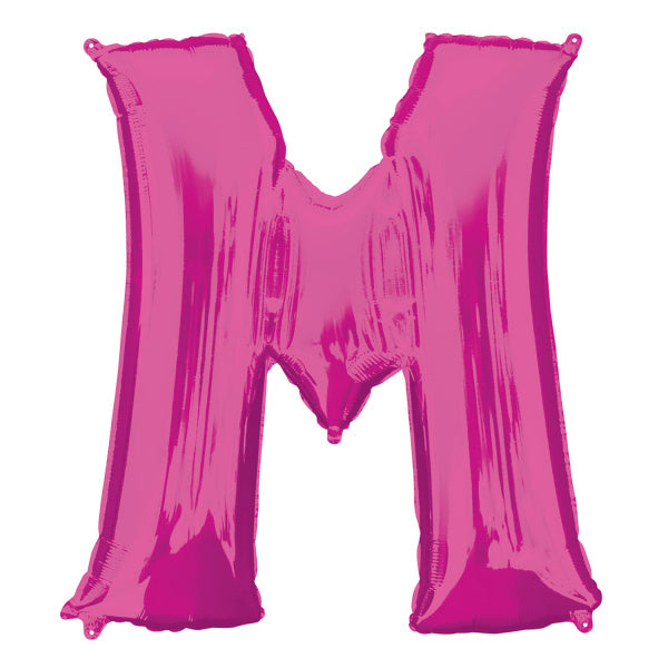 Feestbazaar Folieballon Roze Letter 'M' Groot