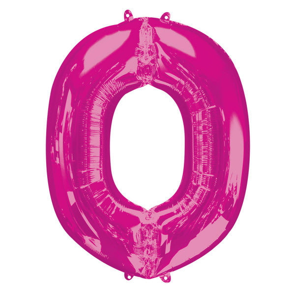 Feestbazaar Folieballon Roze Letter 'O' Groot