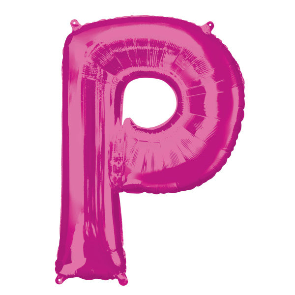 Feestbazaar Folieballon Roze Letter 'P' Groot