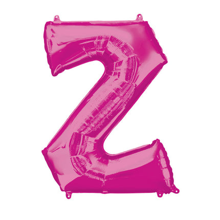 Feestbazaar Folieballon Roze Letter 'Z' 83 cm