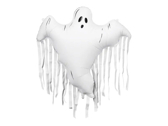 Feestbazaar Folieballon Spook met tassels - 93 x 86 cm