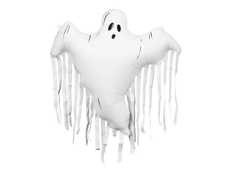 Feestbazaar Folieballon Spook met tassels - 93 x 86 cm