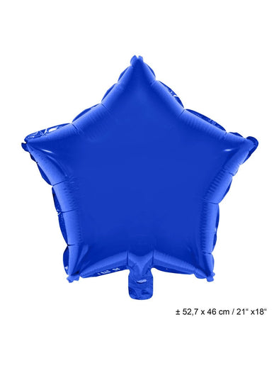 Feestbazaar Folieballon Ster Donkerblauw - 46cm