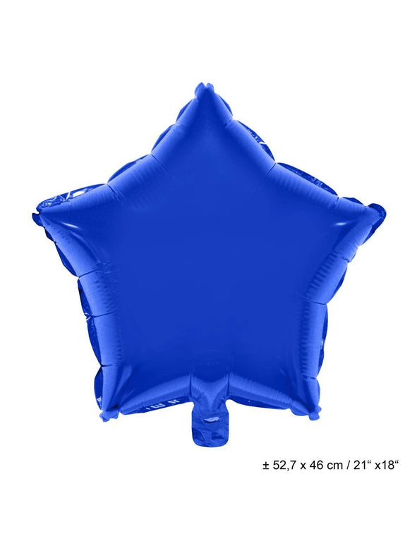 Feestbazaar Folieballon Ster Donkerblauw - 46cm