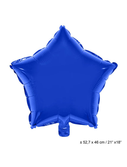 Feestbazaar Folieballon Ster Donkerblauw - 46cm