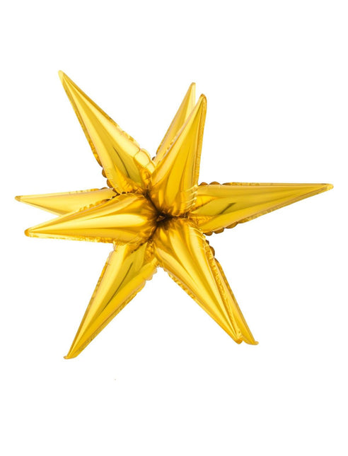 Feestbazaar Folieballon Ster Goud