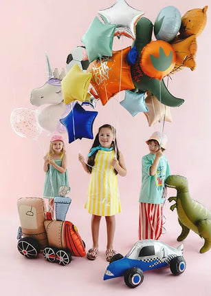Feestbazaar Folieballon T-Rex Dinosaurus Groen (93x79 cm)