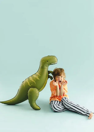 Feestbazaar Folieballon T-Rex Dinosaurus Groen (93x79 cm)