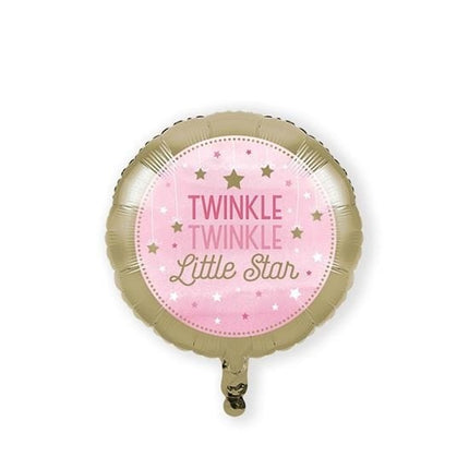 Feestbazaar Folieballon Twinkle Meisje - 46 cm