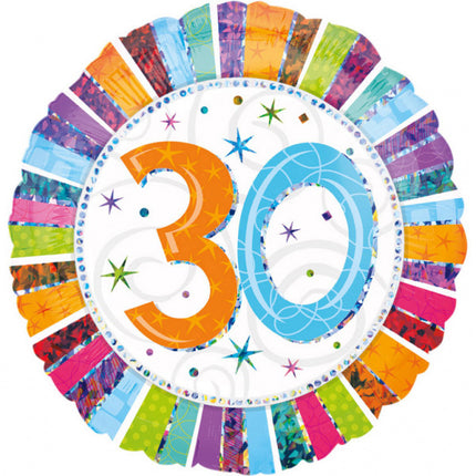 Feestbazaar Folieballon Verjaardag 30 Jaar - 45cm