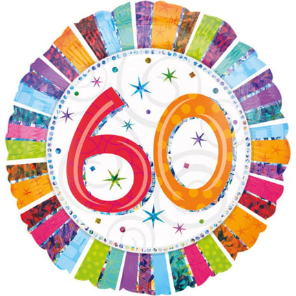 Feestbazaar Folieballon Verjaardag 60 Jaar - 45cm