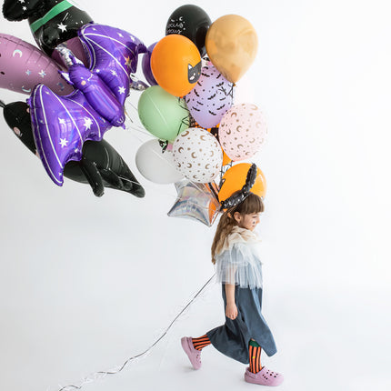 Feestbazaar Folieballon Vleermuis Paars (96 x 44 cm)