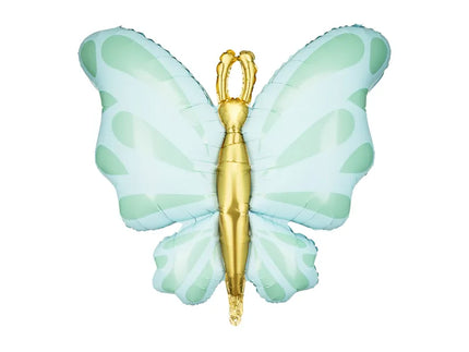 Feestbazaar Folieballon Vlinder Mint (69x69)