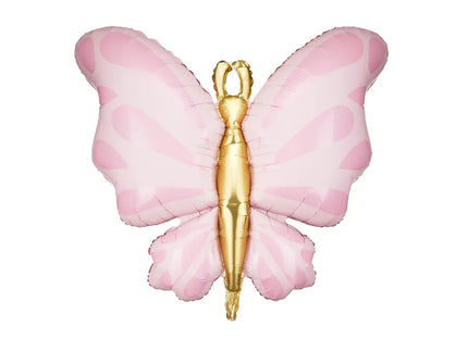 Feestbazaar Folieballon Vlinder Roze (69x69cm)