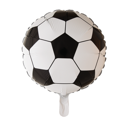 Feestbazaar Folieballon Voetbal Zwart Wit