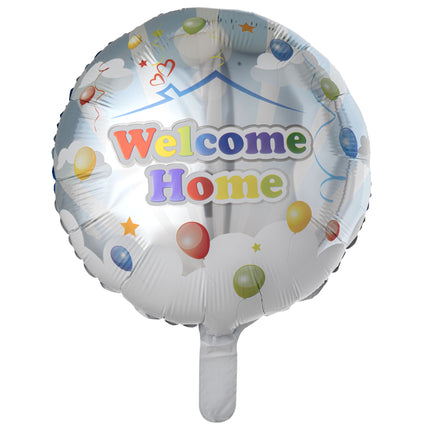 Feestbazaar Folieballon Welcome Home Balloons (45cm)