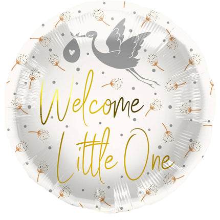 Feestbazaar Folieballon  Welcome Little One Ooijevaar (45cm)