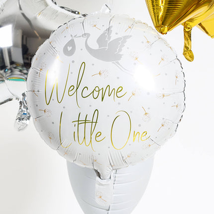 Feestbazaar Folieballon  Welcome Little One Ooijevaar (45cm)