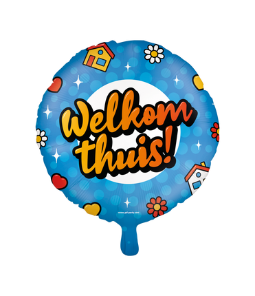 Feestbazaar Folieballon 'Welkom Thuis'  (46cm)