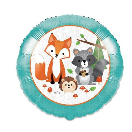 Feestbazaar Folieballon  'Wild one' Bosdieren (45cm)