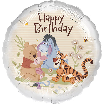 Feestbazaar Folieballon Winnie & Friends 'Happy Birthday'