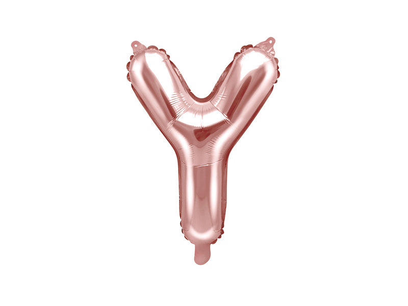 Feestbazaar Folieballon Y Rose Goud 35 cm