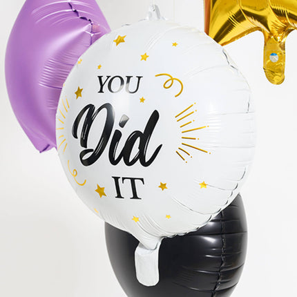 Feestbazaar Folieballon 'You Did It' Stars (45cm)