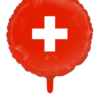 Feestbazaar Folieballon Zwitserland (46cm)
