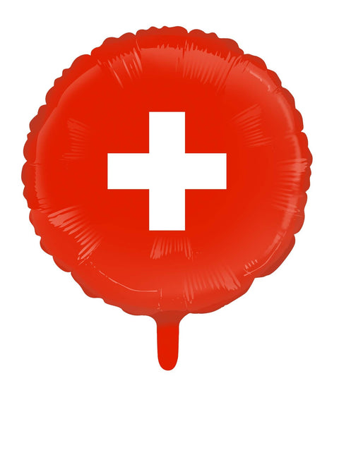 Feestbazaar Folieballon Zwitserland (46cm)
