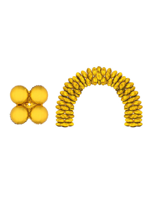 Feestbazaar Folieballonnen Ballonnenboog Goud Rond - 10 Stuks