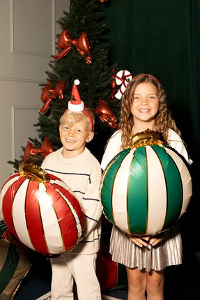 Feestbazaar Folieballonnen Christmas Ballen 42x46cm (3st)