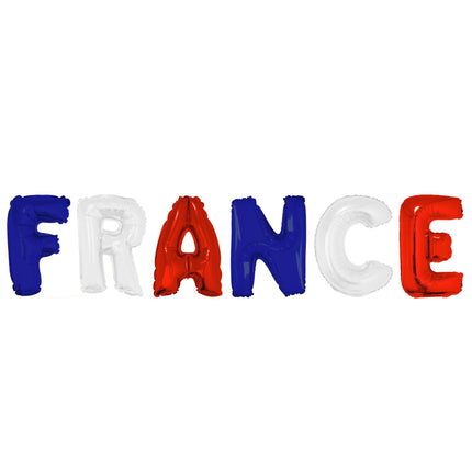 Feestbazaar Folieballonnen Letter Set France