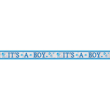Feestbazaar Foliebanner It's A Boy Babyshower