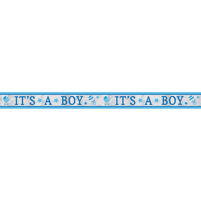 Feestbazaar Foliebanner It's A Boy Babyshower