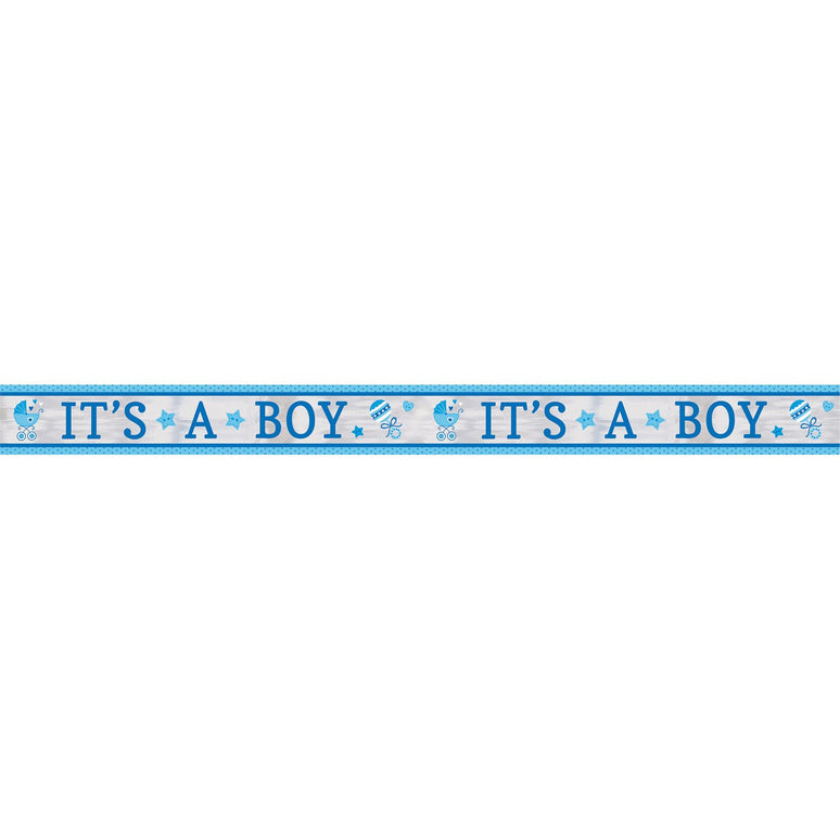 Feestbazaar Foliebanner It's A Boy Babyshower
