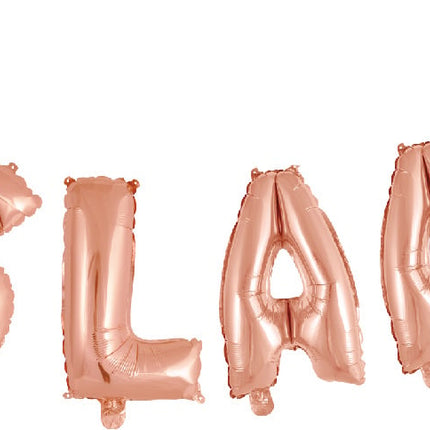 Feestbazaar Folieletters Geslaagd Rose Goud
