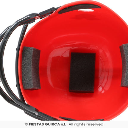 Feestbazaar Footballer Helm Rood