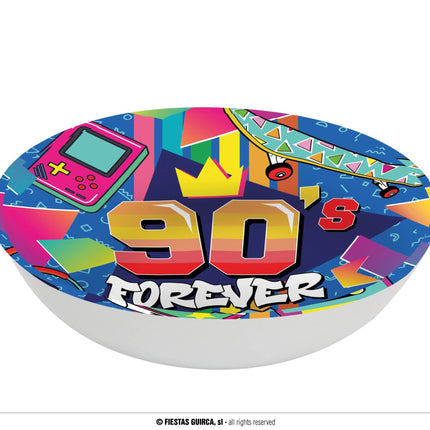 Feestbazaar Forever 90's Schaaltje (32cm)