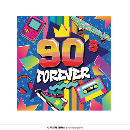 Feestbazaar Forever 90's Servetten (20st)