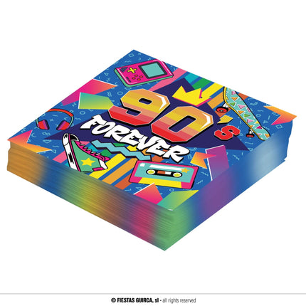 Feestbazaar Forever 90's Servetten (20st)