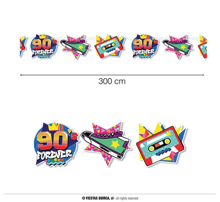 Feestbazaar Forever 90's Symbols Slinger (3m)