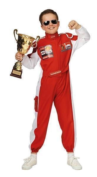 Feestbazaar Formule 1 Racepak Kind Rood