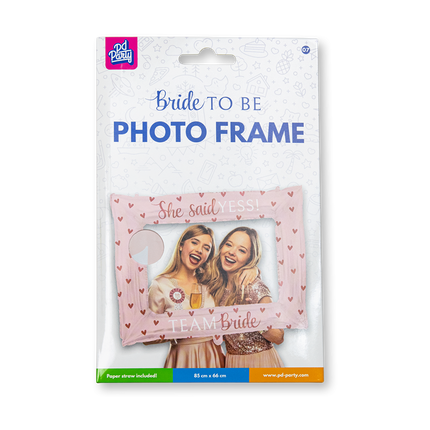 Feestbazaar Foto Frame Team Bride Blush roze