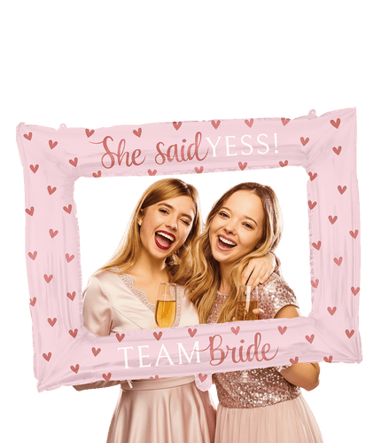 Feestbazaar Foto Frame Team Bride Blush roze