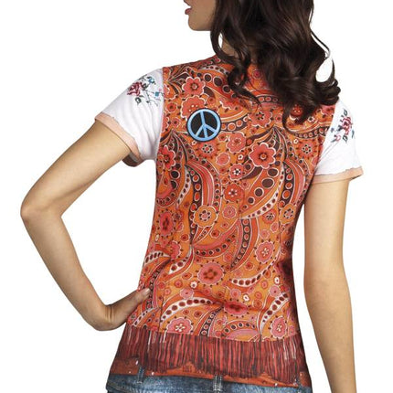 Feestbazaar Foto Realistisch Shirt Hippie