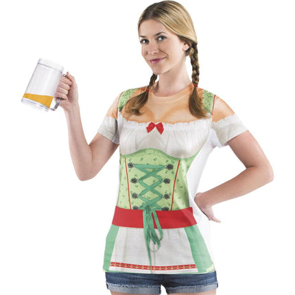 Feestbazaar Foto Realistisch shirt Tiroler Heidi