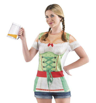 Feestbazaar Foto Realistisch shirt Tiroler Heidi