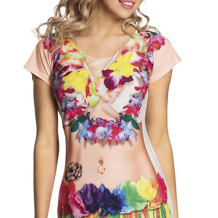 Feestbazaar Fotorealistisch shirt Beach babe