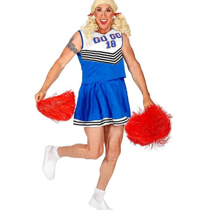 Feestbazaar Fout Cheerleader Kostuum Man