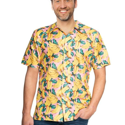 Feestbazaar Fout Party Hawaii Blouse Bananen